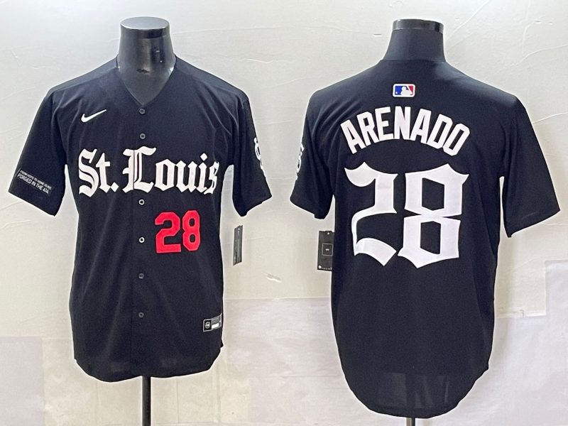 Men 2025 San Francisco Giants 28 Arenado Black Five generations Joint Name Nike MLB Jersey style 23